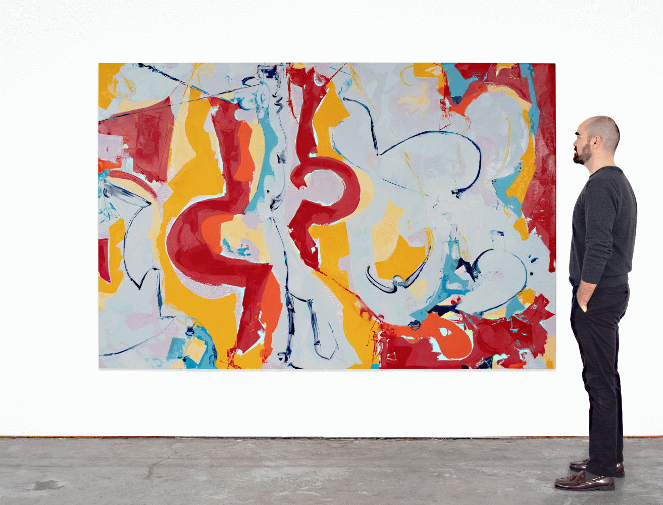 Richard Hoblock

AMID THE NOISES OF COMING AND GOING, 2019-2020

Oil on canvas

72 x 108 inches

182.9 x 274.3 cm

&amp;nbsp;