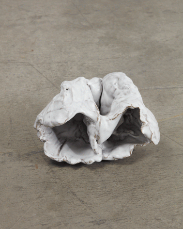 ALT="Jim Hodges, Notes (from a song of longing), note 12, 2018, Ceramic and glaze"