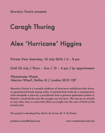 Caragh Thuring at Question Centre