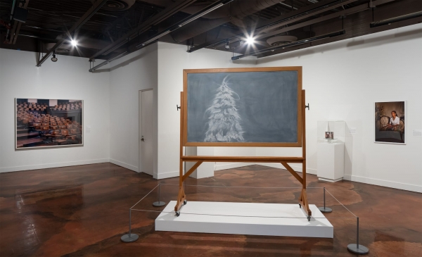 Gary Simmons in "Sanctuary: Recent Acquisitions to the Permanent Collection" at the California African American Museum, Los Angeles