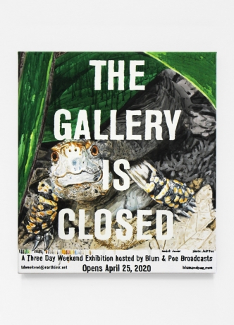 Dave Muller in "Broadcasts: Three Day Weekend Presents 'The Gallery is Closed'" an online exhibition by Blum and Poe