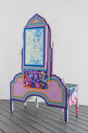 Sarah Cain in "Painting Architecture" at the Culver Center of the Arts